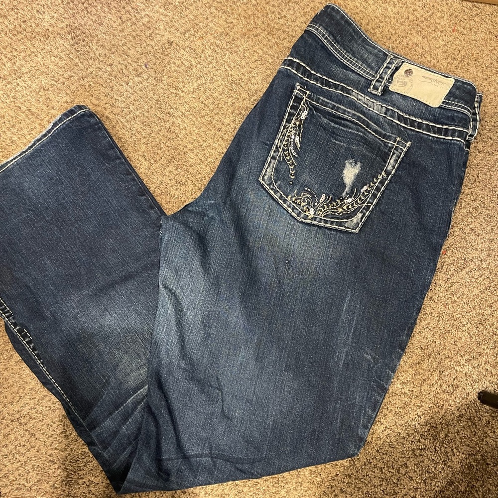 Perfect Condition Silver Jeans